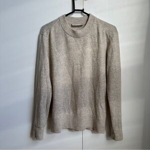 Everlane Cashmere women’s sweater oatmeal cream small